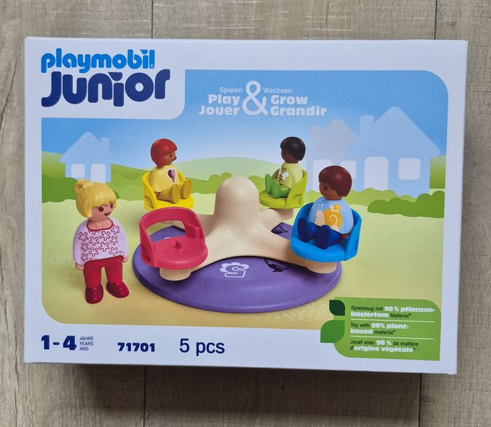 71701 - Playmobil Junior - Enfants et tourniquet - Neuf Scellé