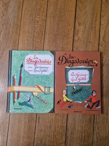 Lot de 2 bd les dingodossiers 1 et 2