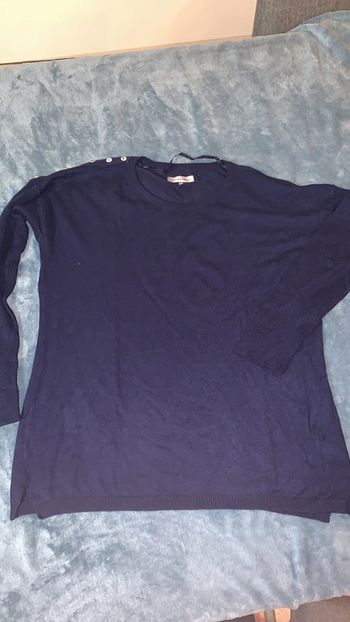 Pull femme bleu marine taille M