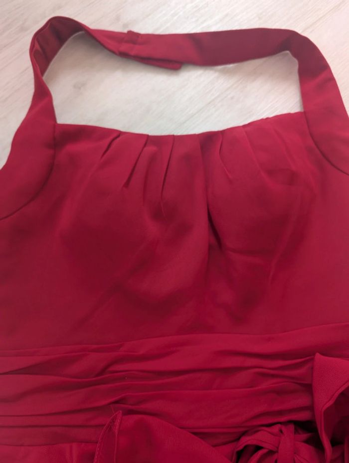 Jolie robe de cérémonie rouge - photo numéro 5