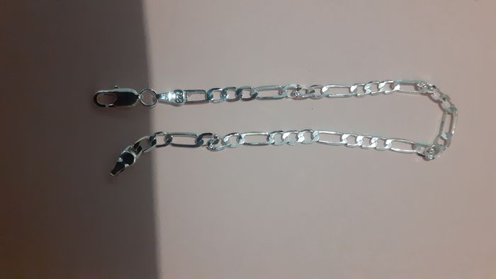 Parure homm e cheval alternée  triple   argent  925 - photo numéro 2