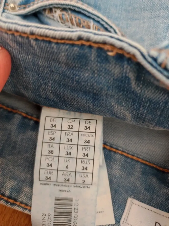 Short en jean XS Promod - photo numéro 5