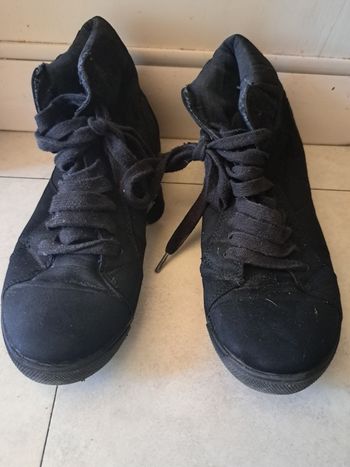 Chaussures souples montantes noires pointure 36