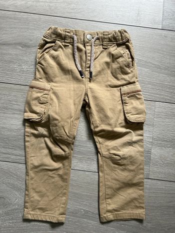 Pantalon cargo beige