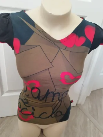 Top coloré femme S Mermelada de amor