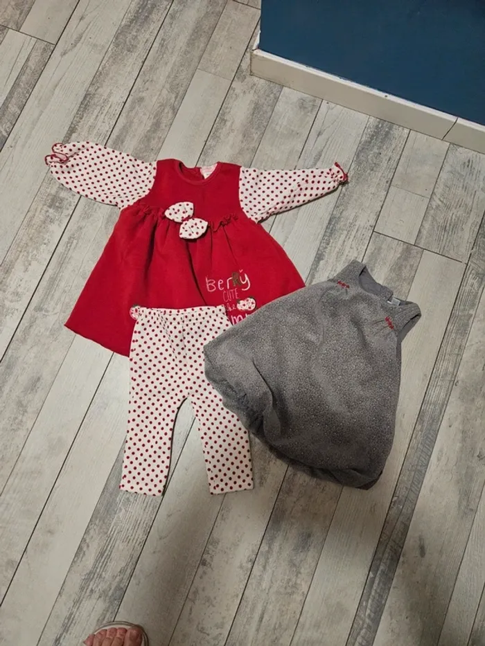 Lot 9 mois fille hiver - photo numéro 5