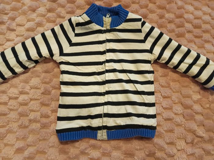 Gilet réversible dpam 18m tbe - photo numéro 3