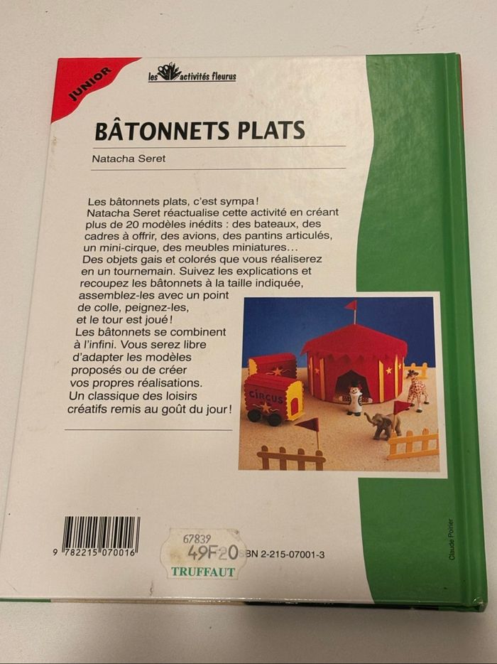livre de Natacha Seret « Bâtonnets plats » - photo numéro 2