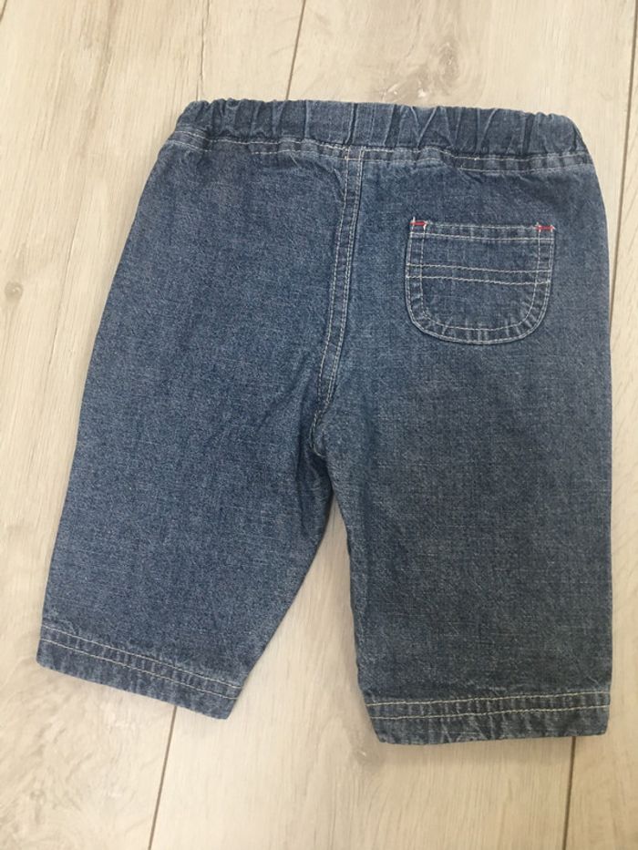 Jean okaidi 3 mois bleu - photo numéro 2