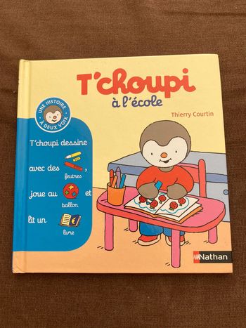 Livre T’choupi à l’école