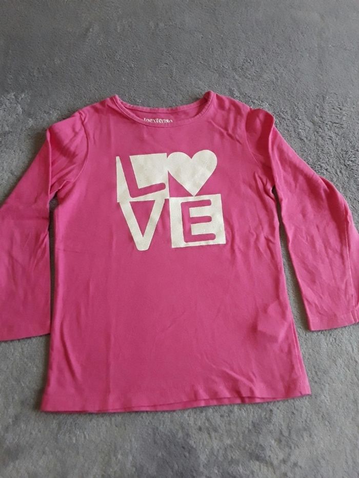 Tee shirt manches longues fille 4 ans - photo numéro 2