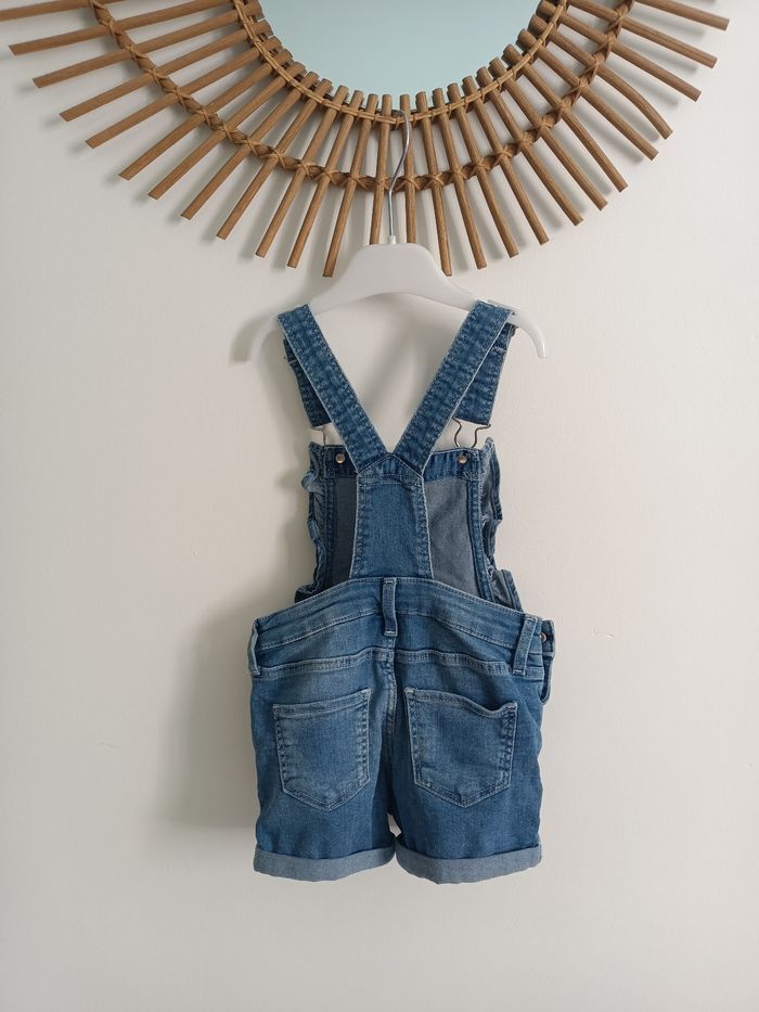 Combi salopette short jeans hm - photo numéro 2