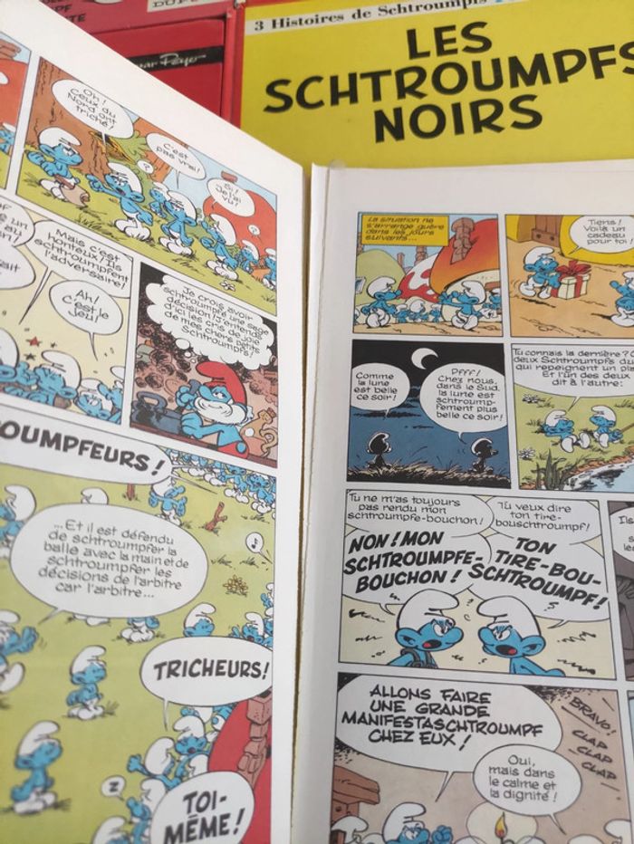 Lot 7 BD Les Schtroumpfs (Quelques premières éditions) - photo numéro 3