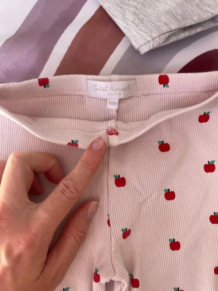 Lot de 3 leggings bébé fille – Taille 18 mois / 80-81 cm 👧👖 - photo numéro 4