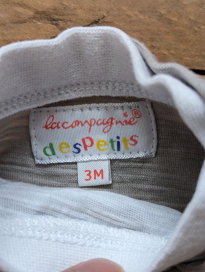 Lot de 4 tee-shirts manches longues - 3 mois - photo numéro 13