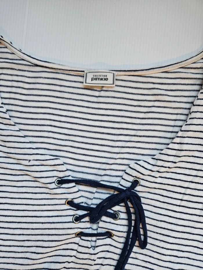 Marinière avec col lacets - photo numéro 2