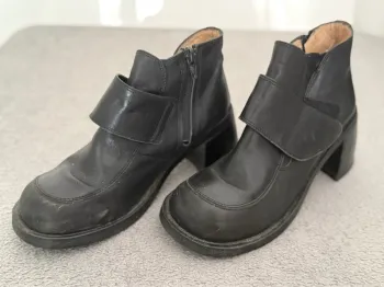 Bottines San Marina noires à scratch – Taille 37