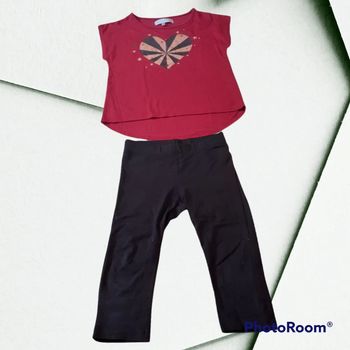 Tee-shirt legging 3/4 🦚