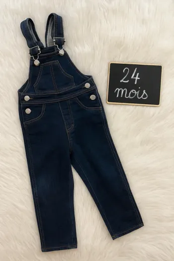 Salopette en jean 24 mois