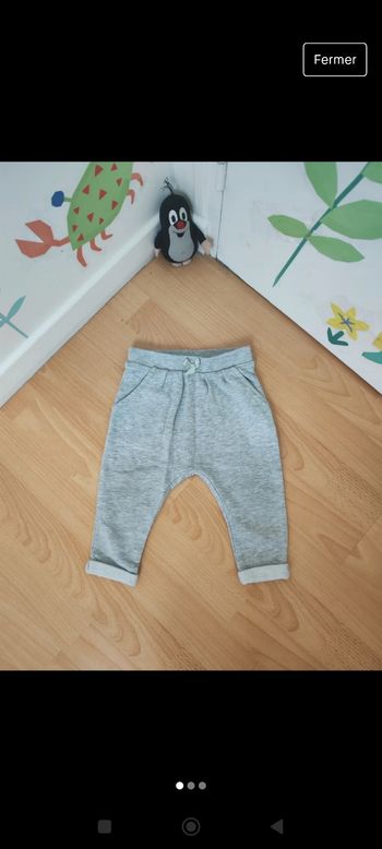 Pantalon bébé fille sarouel