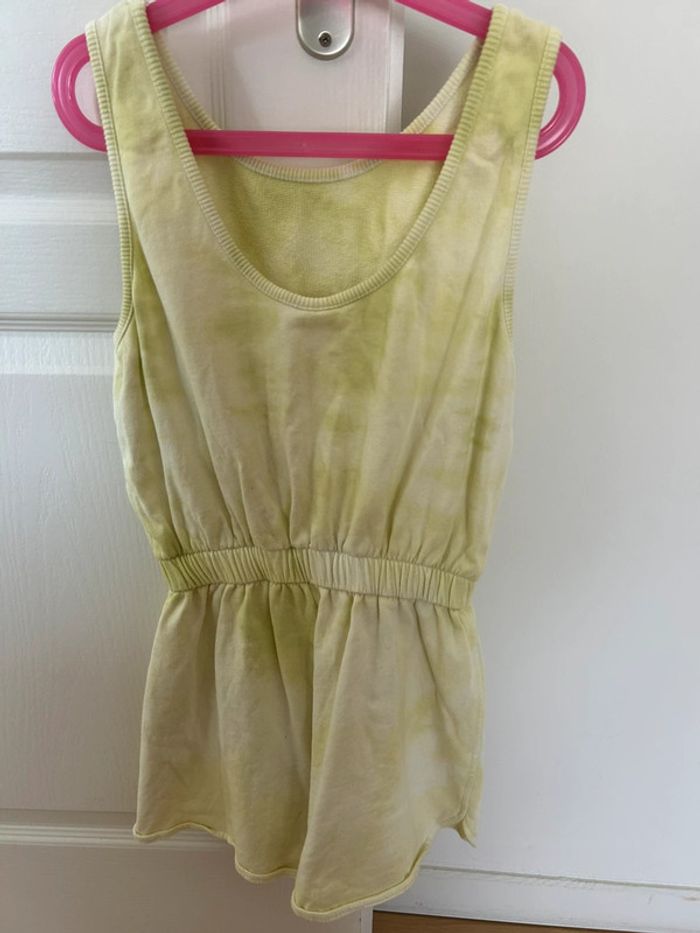 Combinaison short vert anis 11-12 ans Zara - photo numéro 2