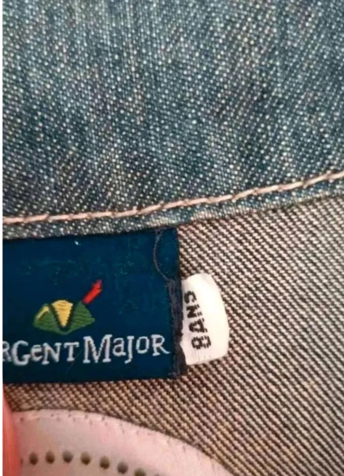 Veste en jean sergent major très bon état 8 ans - photo numéro 4