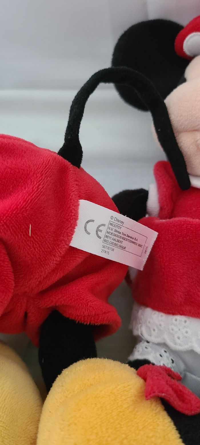 Lot peluches Mickey et Minnie Disneyland - photo numéro 9