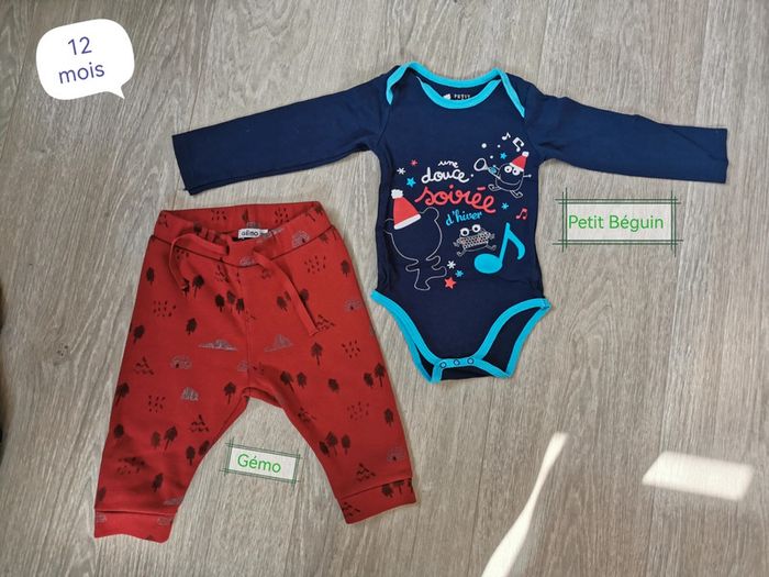 Ensemble jogging et bodie 12 mois