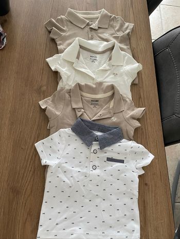 Lot t-shirt bébé 1 mois