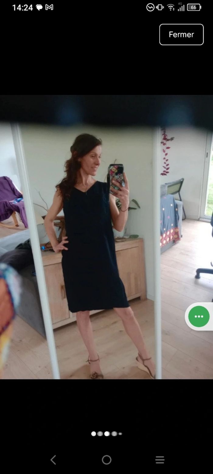 Ensemble robe et blazer noir c79 - photo numéro 3