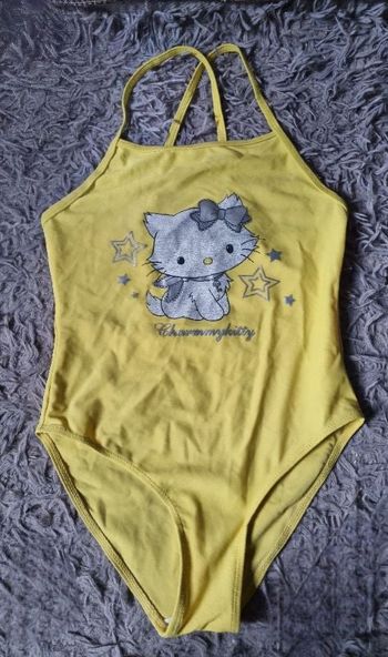 Maillot de bain jaune 1 pièce 10ans