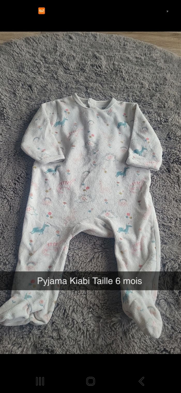 Pyjama Kiabi 6 mois