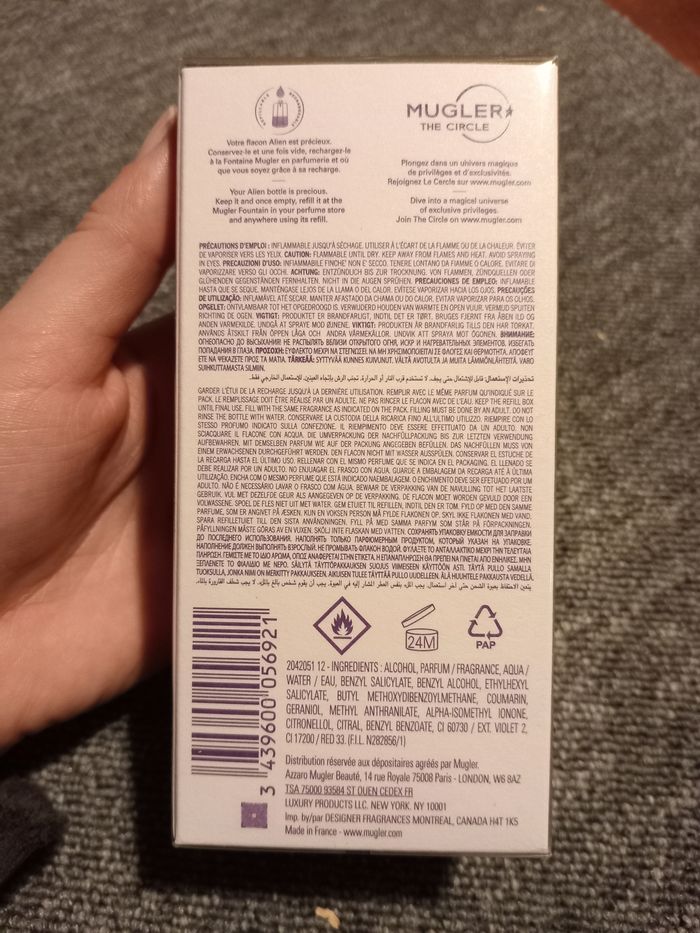 Parfum Alien Mugler 60ml rechargeable Neuf - photo numéro 3