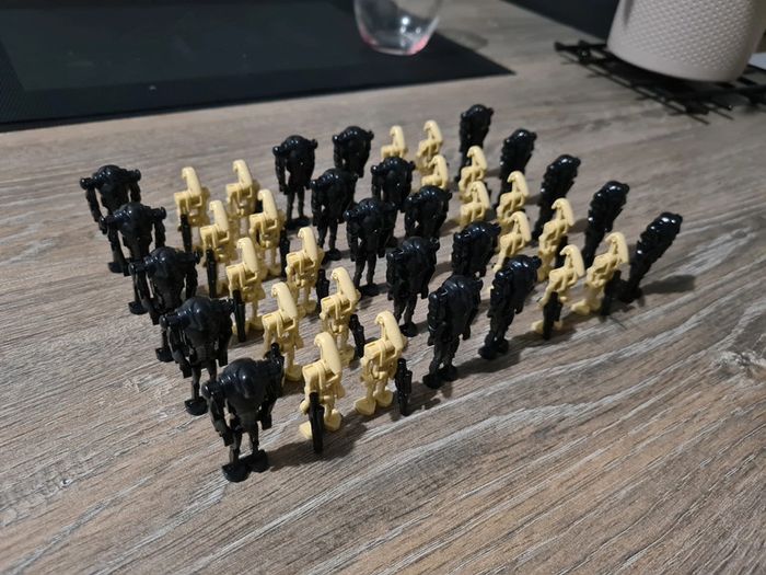 Figurines type lego 20 droides de combats + 20 super droides star wars - photo numéro 2