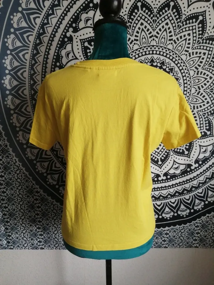 Tee-shirt jaune écriture et logo superdry / superdry / (M) - photo numéro 5