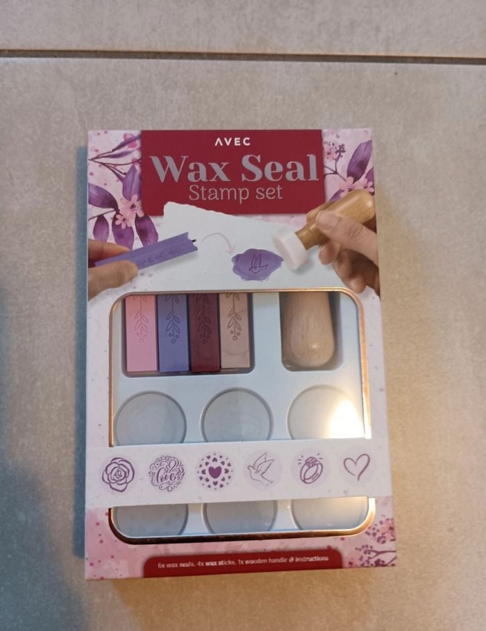 activités manuelles Set de tampons a la cire  neuf