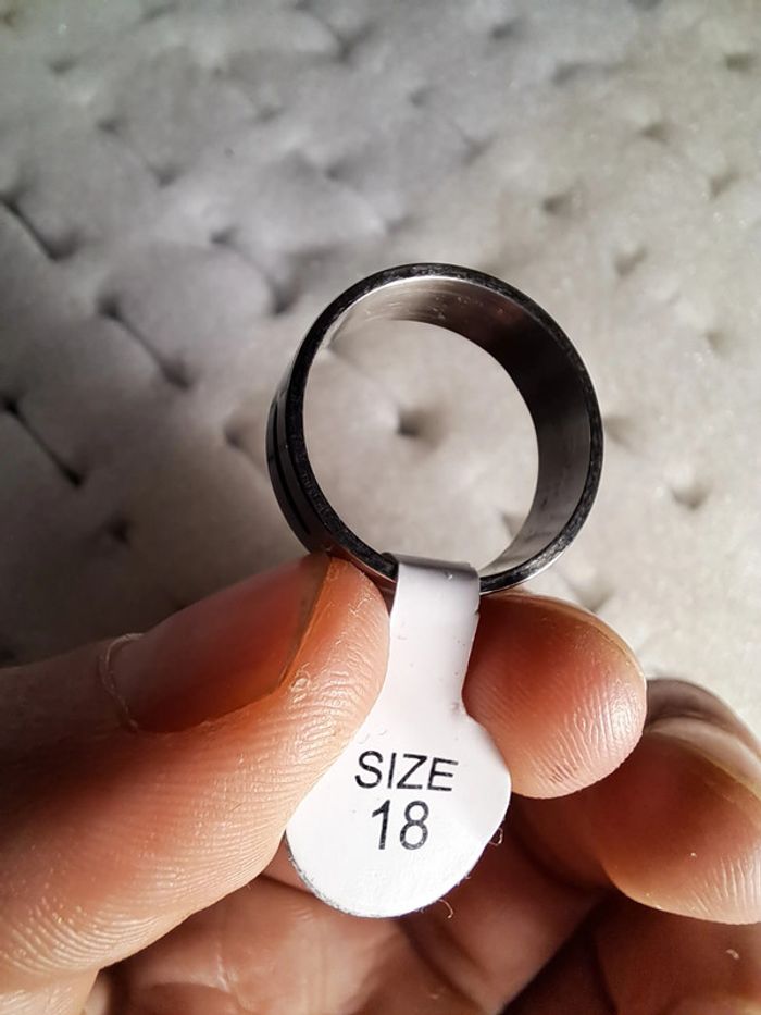 Bague acier inoxydable argentée - photo numéro 3