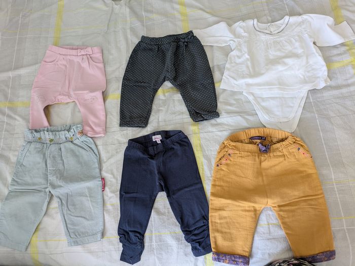 Lot pantalons 9 mois