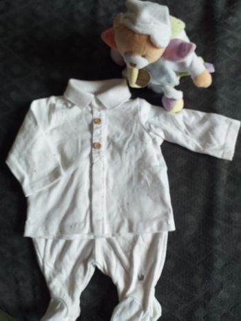 Ensemble pull et pantalon garçon 1 mois orchestra