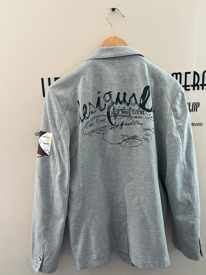 Blazer homme Desigual faux sweat capuche amovible comme neuf - photo numéro 9