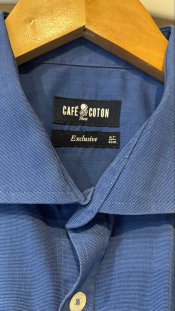 Chemise CAFÉ COTON Taille 42 cm