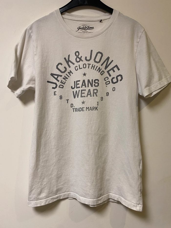Teeshirt blanc Jack & Jones taille L