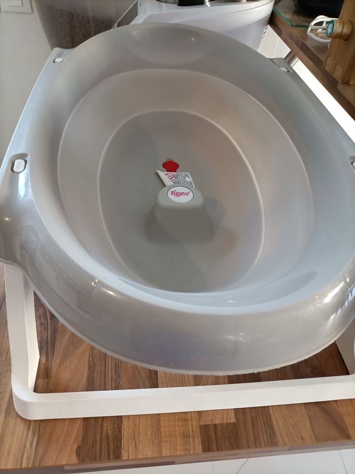 Baignoire pliable et portative 47*80 cm marron tigex