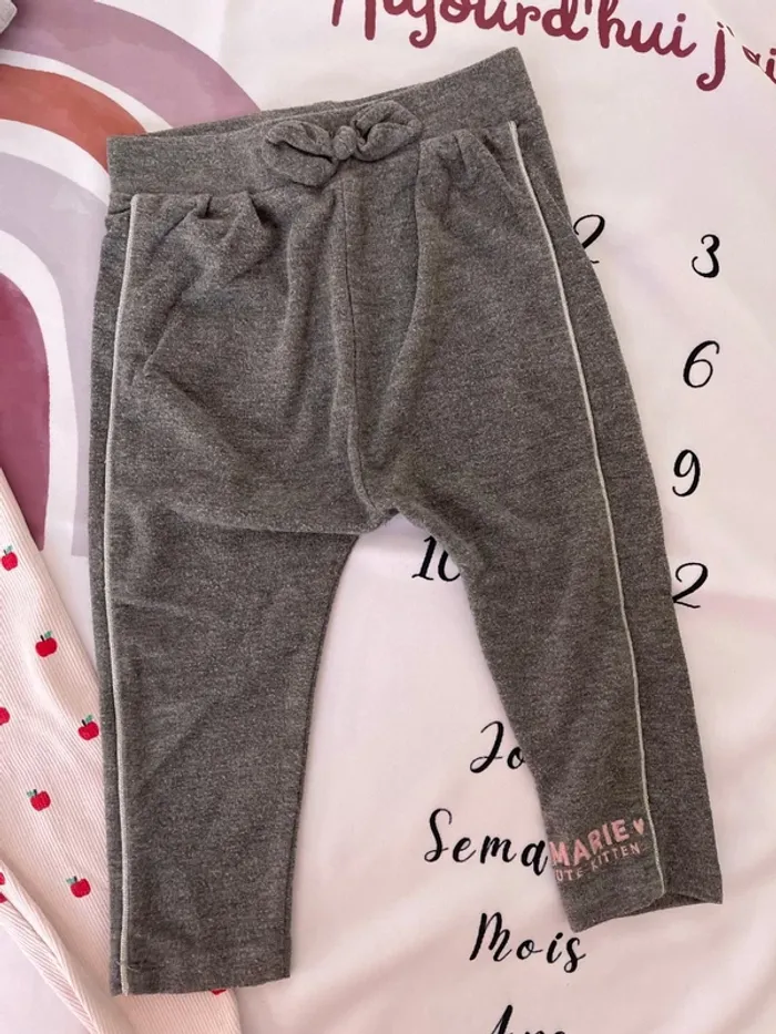 Lot de 3 leggings bébé fille – Taille 18 mois / 80-81 cm 👧👖 - photo numéro 5