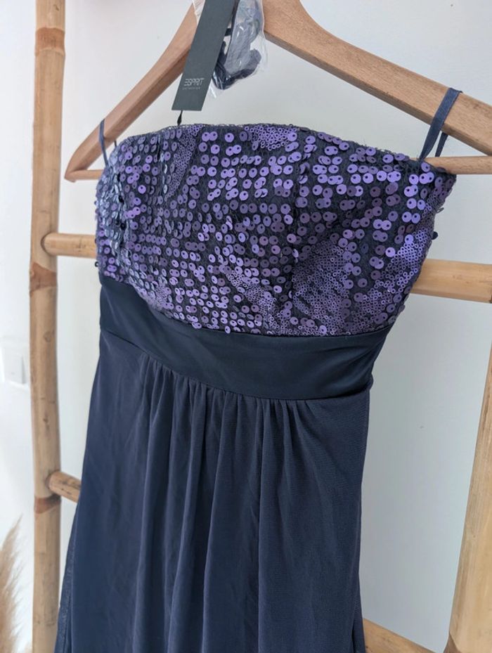 Robe bustier soirée ou cérémonie Esprit violette - photo numéro 3