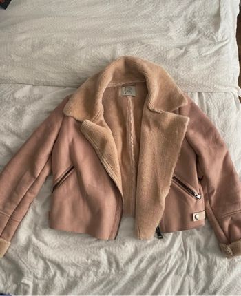 Manteau rose Boohoo