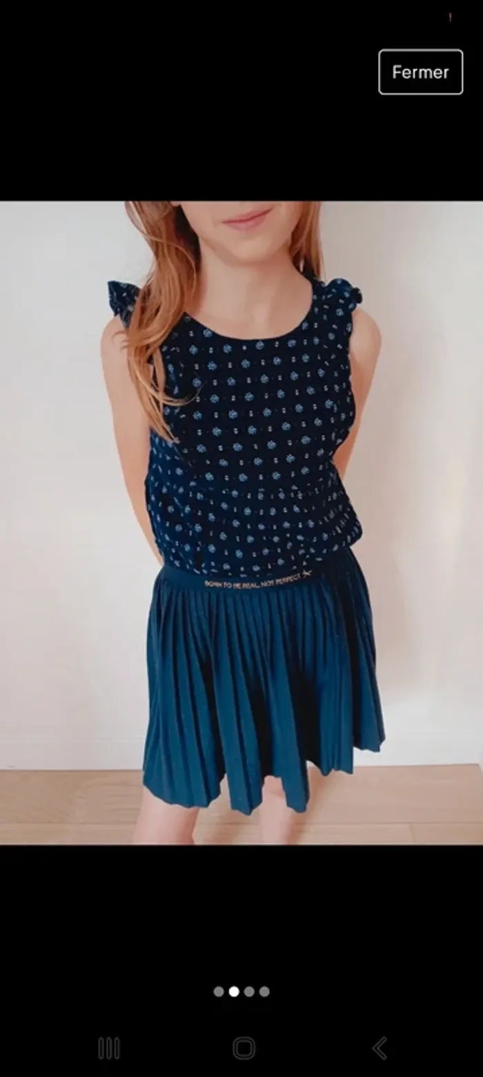 Blouse bleu marine - photo numéro 5