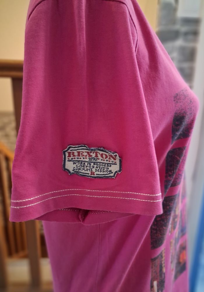 Tee-shirt fuschia imprimé New York - photo numéro 6