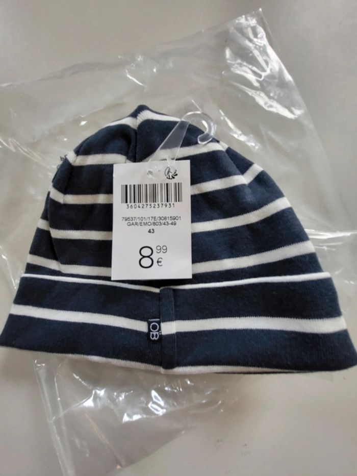 Bonnet pour bébé Obaïbi en 43cm neuf 🏷 - photo numéro 5