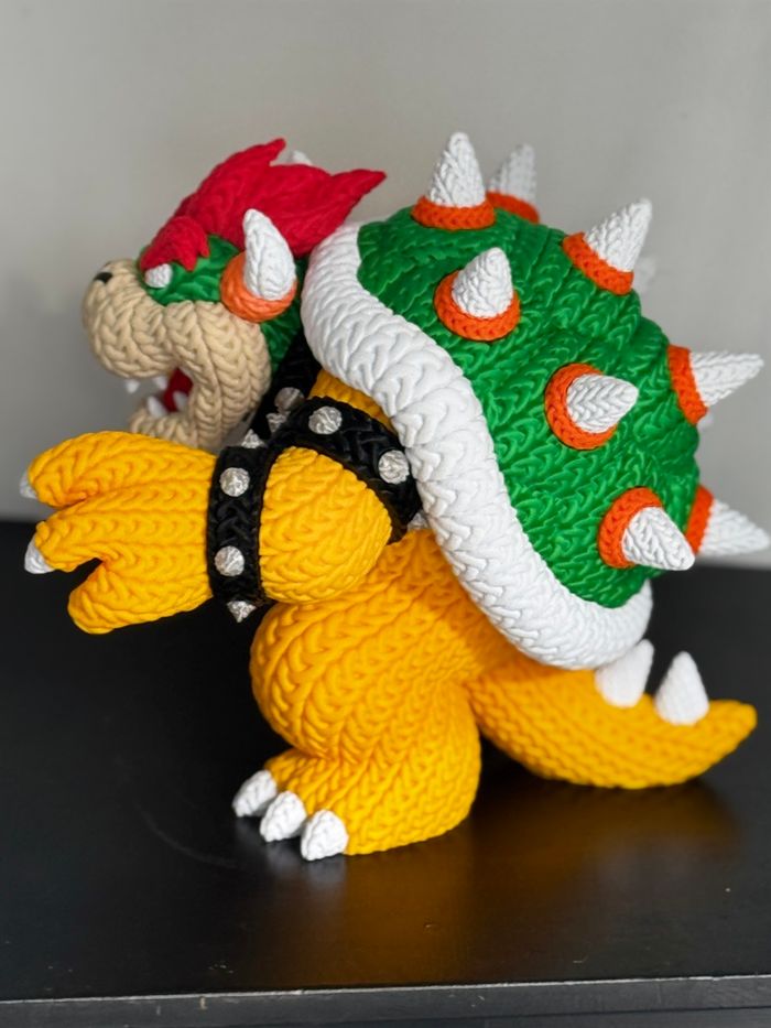 Bowser version tricoté 30cm - photo numéro 4